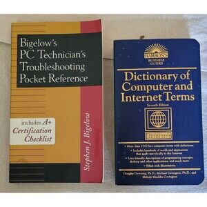 Computer Dictionary & Reference Books, 2 for 1 price.